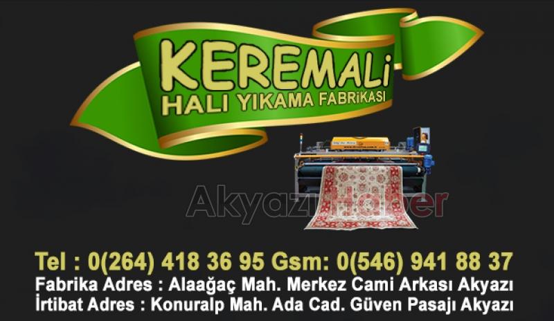 Dileyene Elde Dileyene Makine ile Yıkama Hizmeti Keremali Halı Yıkama Fabrikası