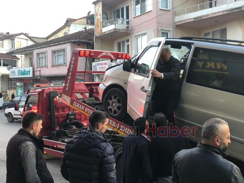 Ada Caddesinde Trafik Kazası 1 yaralı