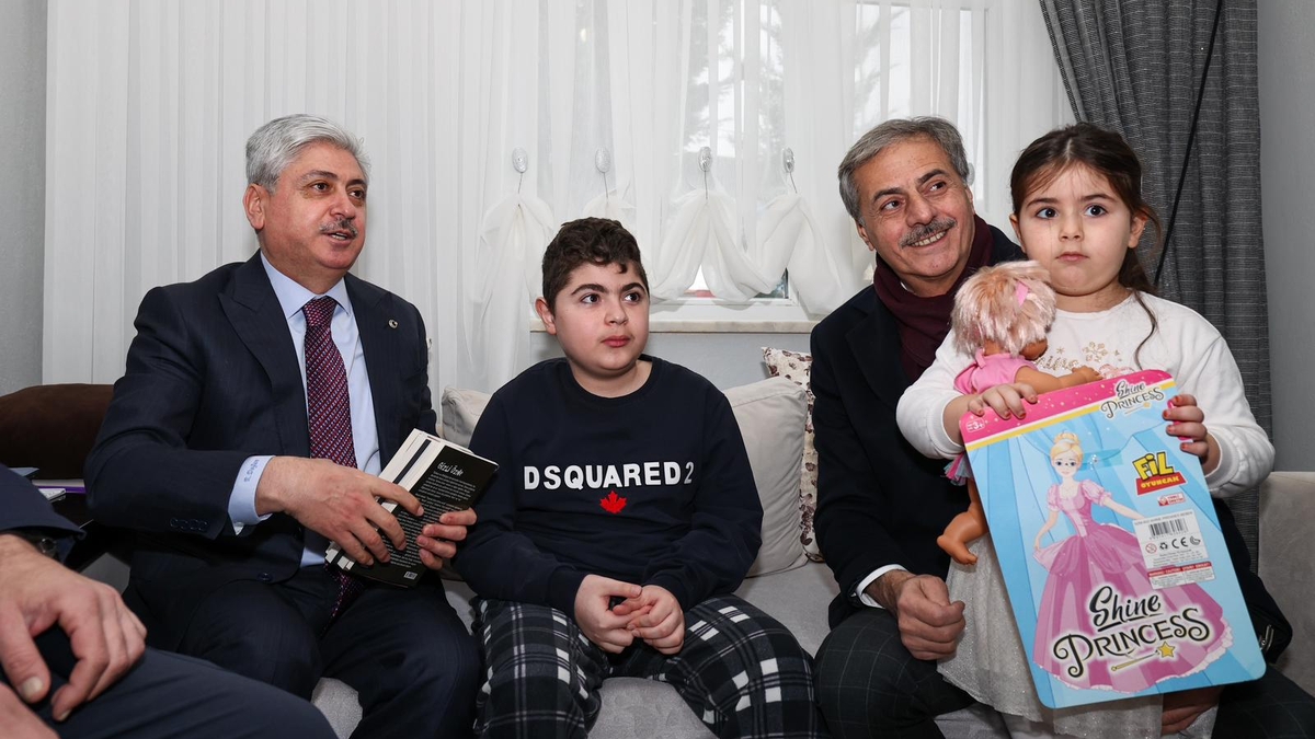 DMD Hastası Harun’a anlamlı ziyaret