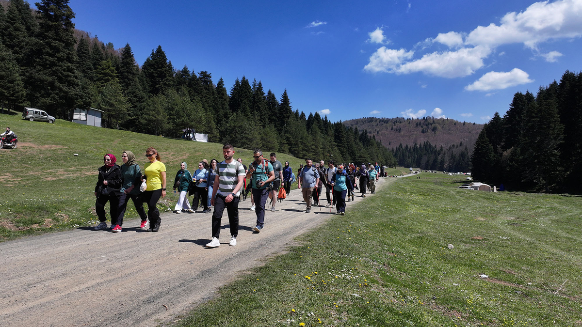 Doğa yürüyüşleri İnönü ve Ercova yaylaları ile sürdü