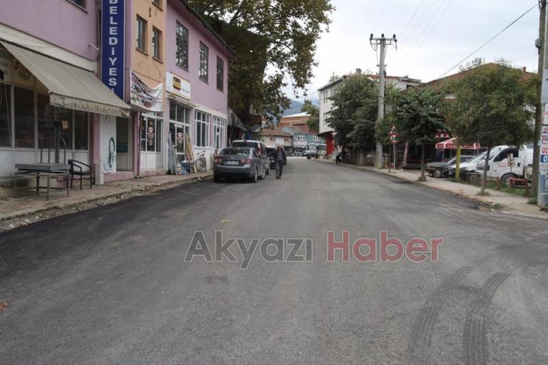 DOĞALGAZ ÇALIŞMASI BİTEN KÜÇÜCEK’TE ASFALT SERİMİ