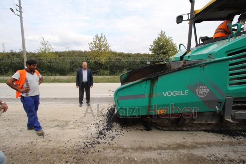 DOĞALGAZ ÇALIŞMASI BİTEN KÜÇÜCEK’TE ASFALT SERİMİ