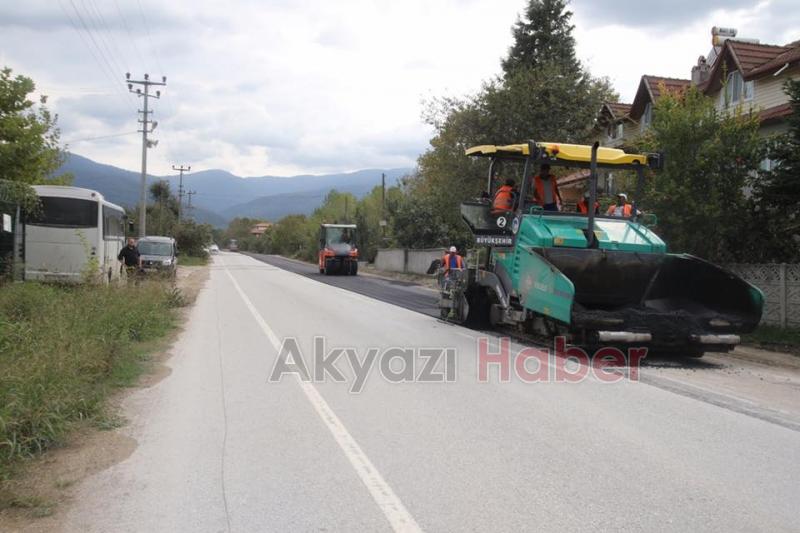 DOĞALGAZ ÇALIŞMASI BİTEN KÜÇÜCEK’TE ASFALT SERİMİ