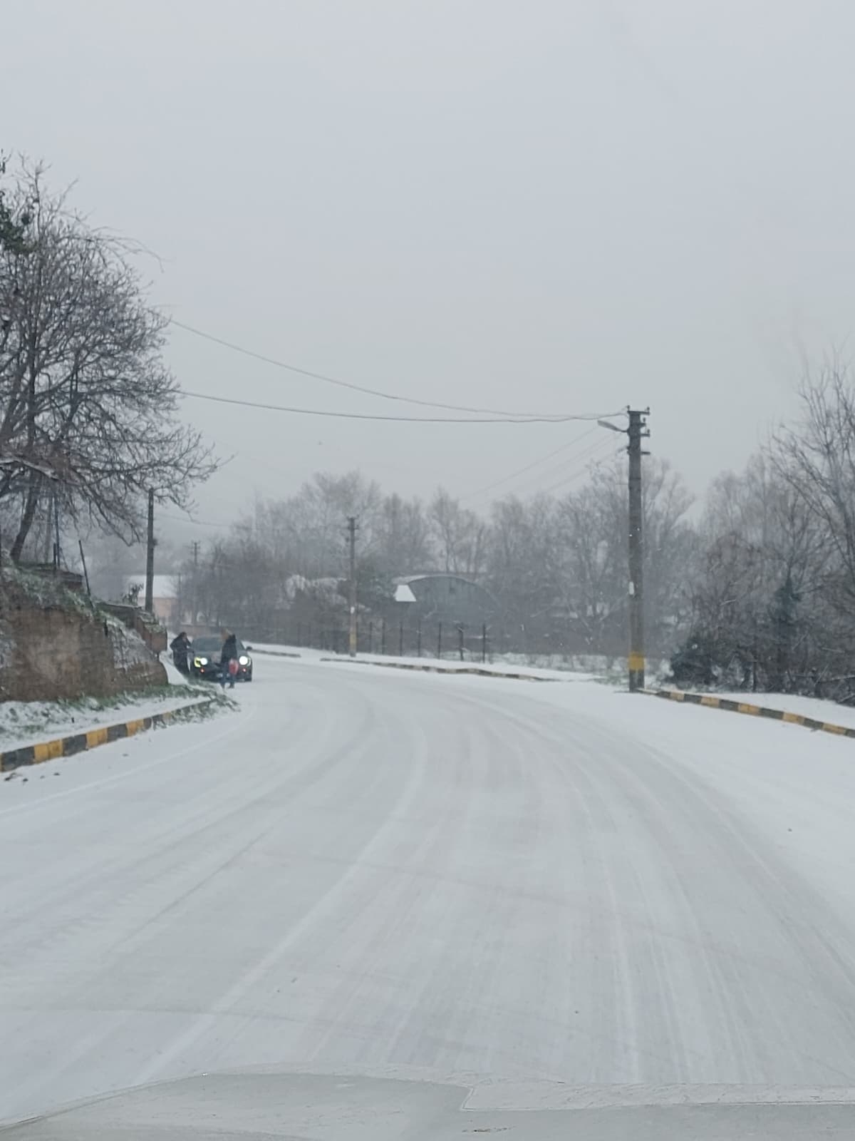 Dokurcun'da kar yağışı etkili oluyor