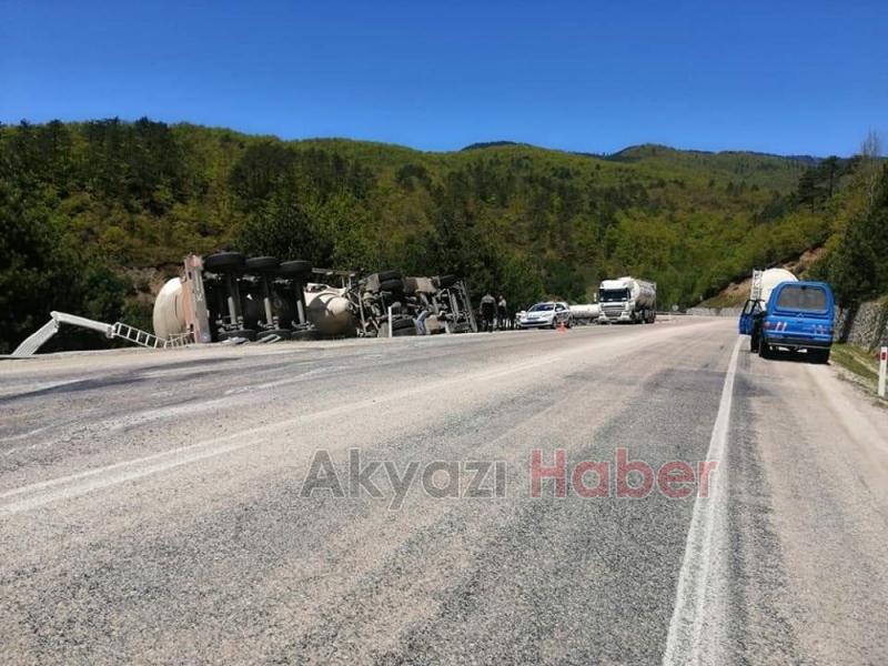 Dokurcun yolunda kaza