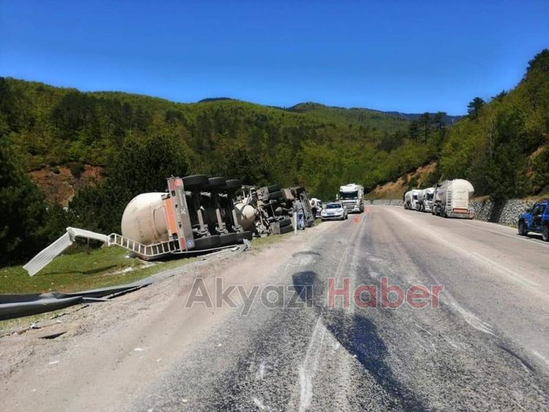 Dokurcun yolunda kaza