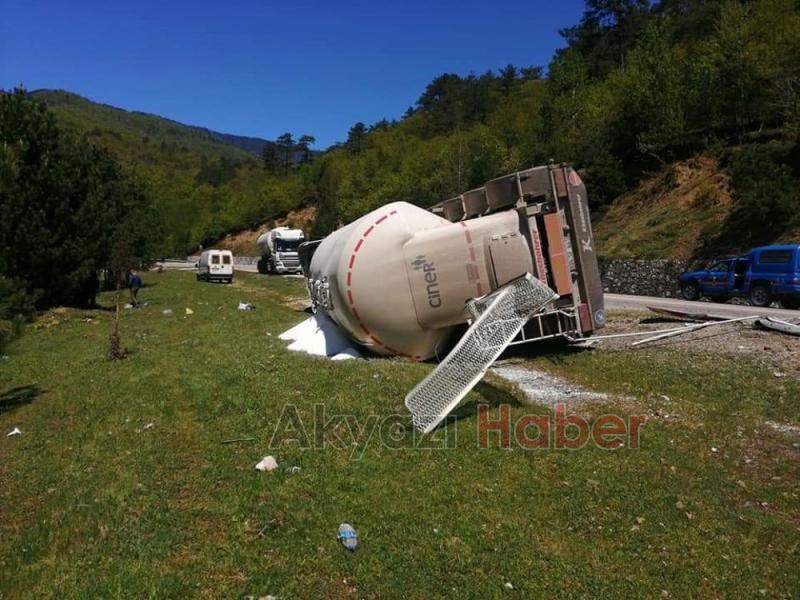 Dokurcun yolunda kaza