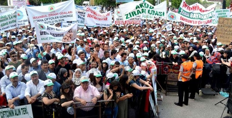 DÜNYA ÇİFTÇİLER GÜNÜ ANKARA DA COŞKUYLA KUTLANDI