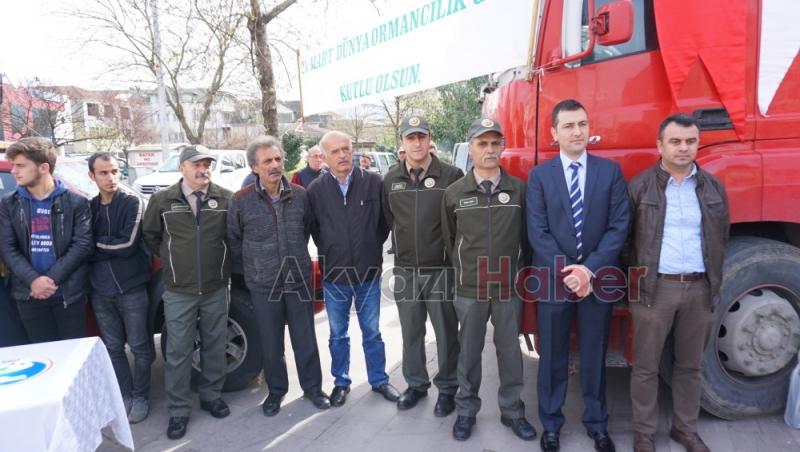 Dünya Ormancılık Gününde Akyazı da 3 Bin Fidan Dağıtıldı