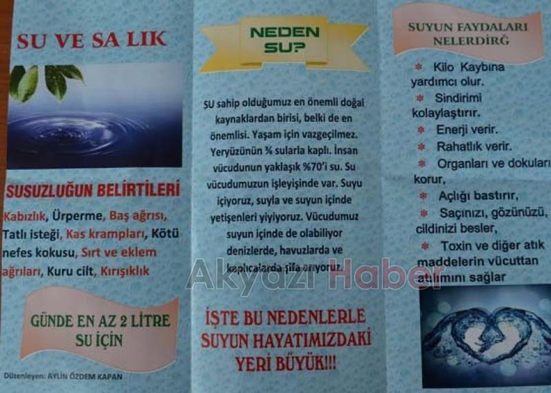 Dünya Su Günü Akyazı da Çeşitli Etkinlikler ile Kutlandı