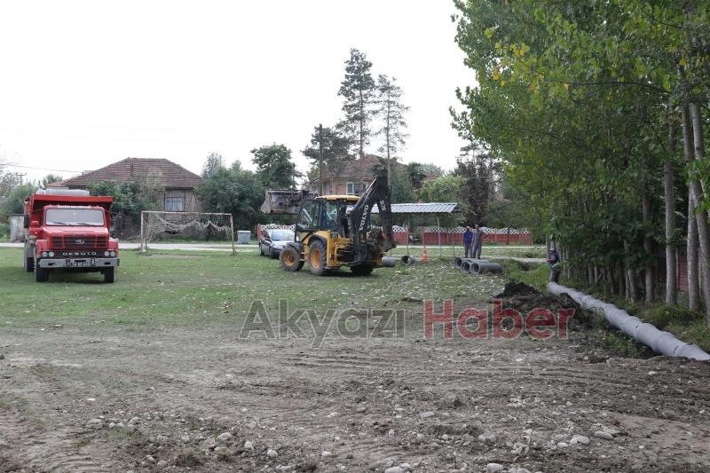 DÜZYAZI MAHALLESİNDE ALT YAPI GÜÇLENİYOR