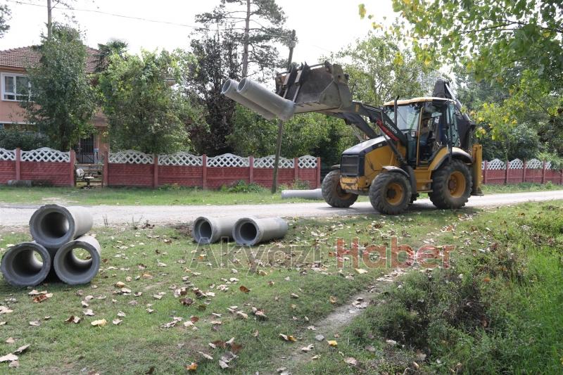 DÜZYAZI MAHALLESİNDE ALT YAPI GÜÇLENİYOR