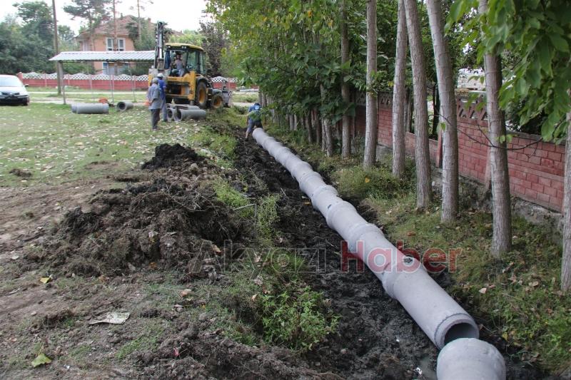 DÜZYAZI MAHALLESİNDE ALT YAPI GÜÇLENİYOR