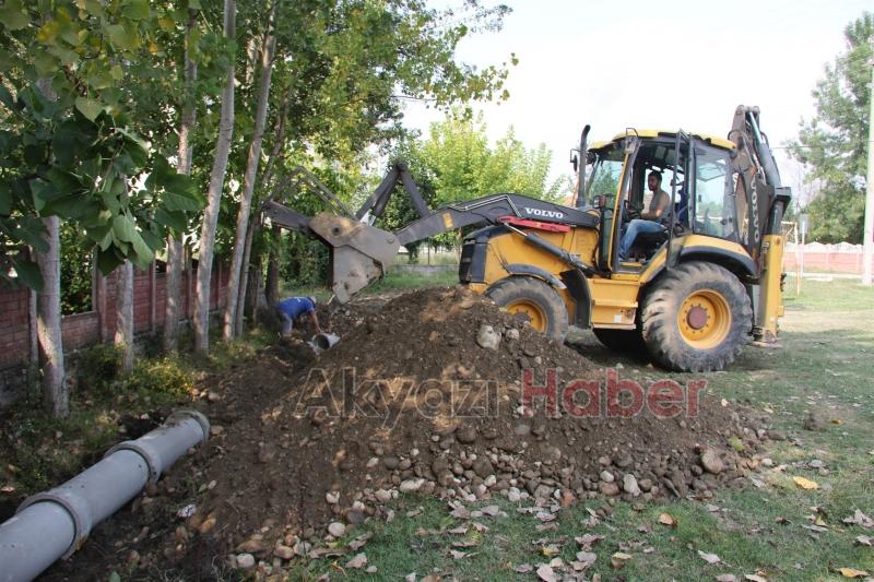 DÜZYAZI MAHALLESİNDE ALT YAPI GÜÇLENİYOR