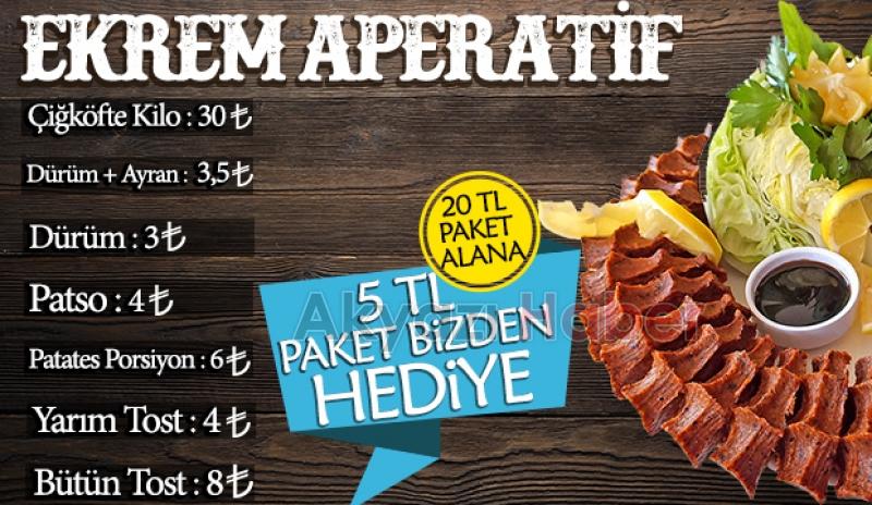 Ekrem Aperatif den Yıl Sonu Kampanyası 