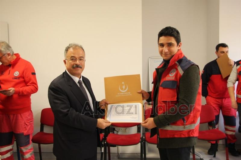 Elazığda görev yapan personele teşekkür belgesi