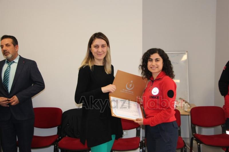 Elazığda görev yapan personele teşekkür belgesi