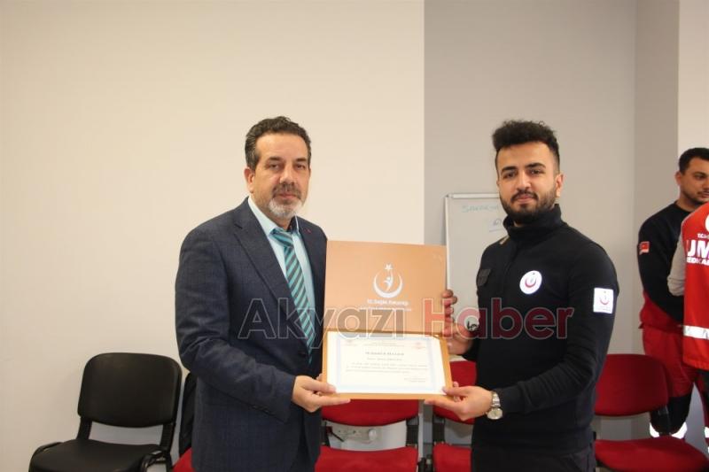 Elazığda görev yapan personele teşekkür belgesi