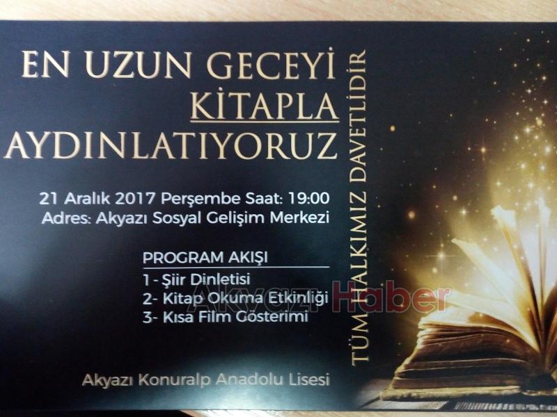 En Uzun Geceyi Kitapla Aydınlatıyoruz