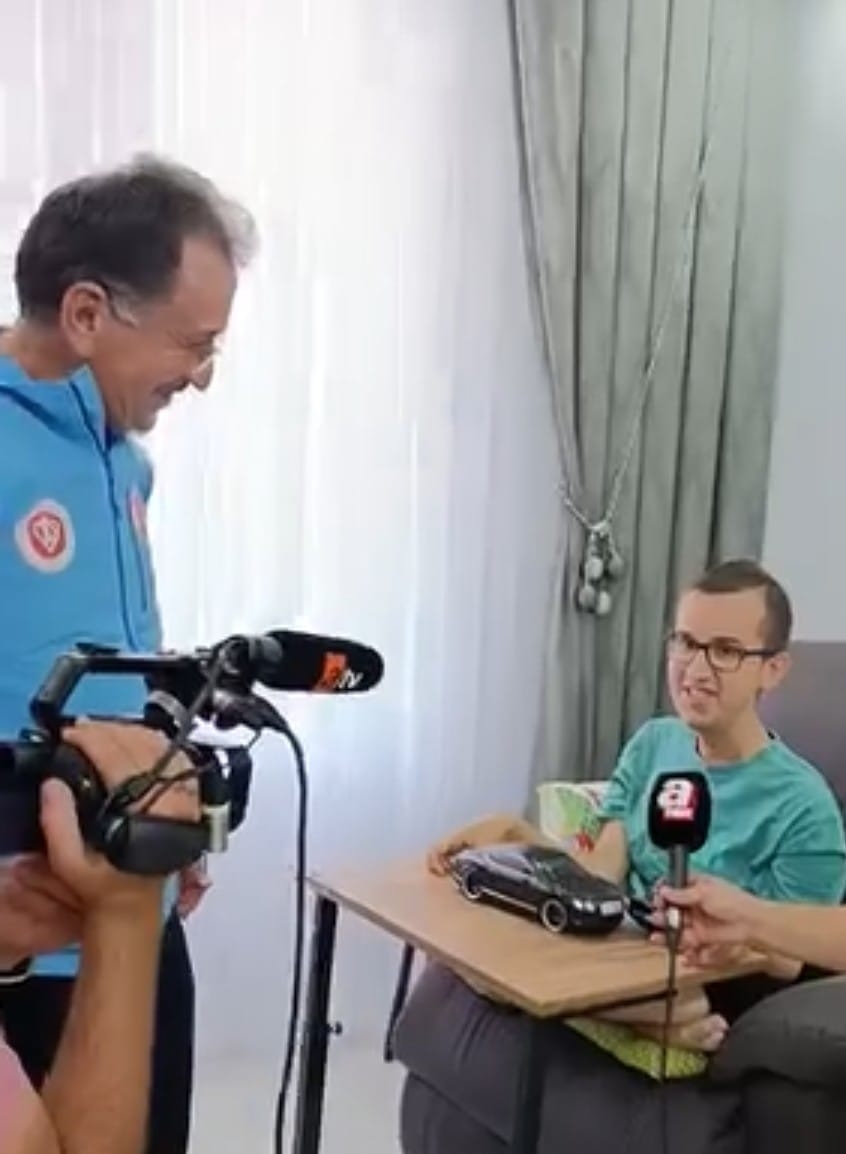 Engelli gençten örnek davranış