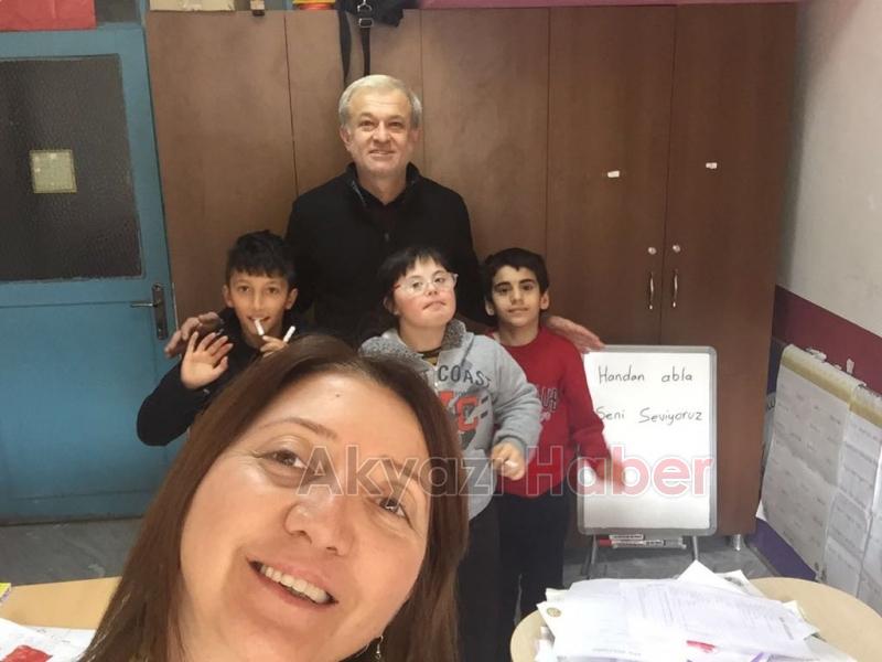 Engelli Meclisi Başkanı Özel Eğitim Sınıfı Öğrencilerini Ziyaret Ediyor