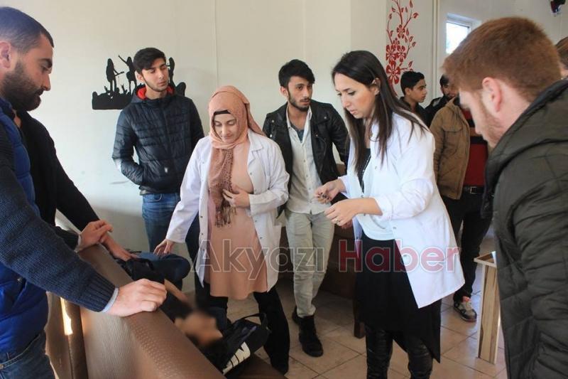 Epilepsi Nöbeti Geçiren Öğrenci Hastaneye Kaldırıldı