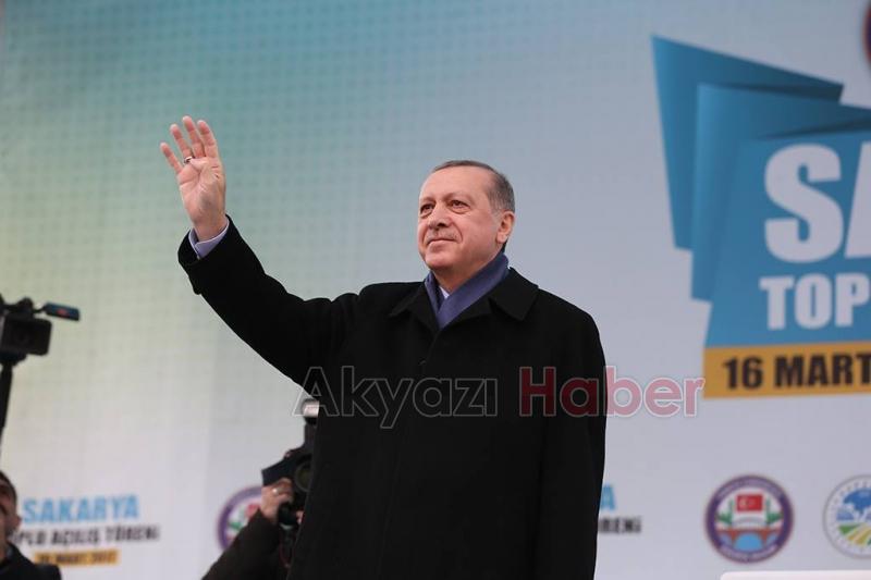 Erdoğan Sakarya’da konuştu