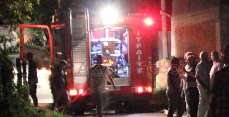 Erdoğdu Mahallesinde Samanlık Yangını