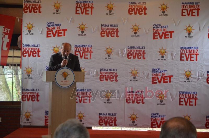 Erol Kaya Akyazı da Toplantı Yaptı