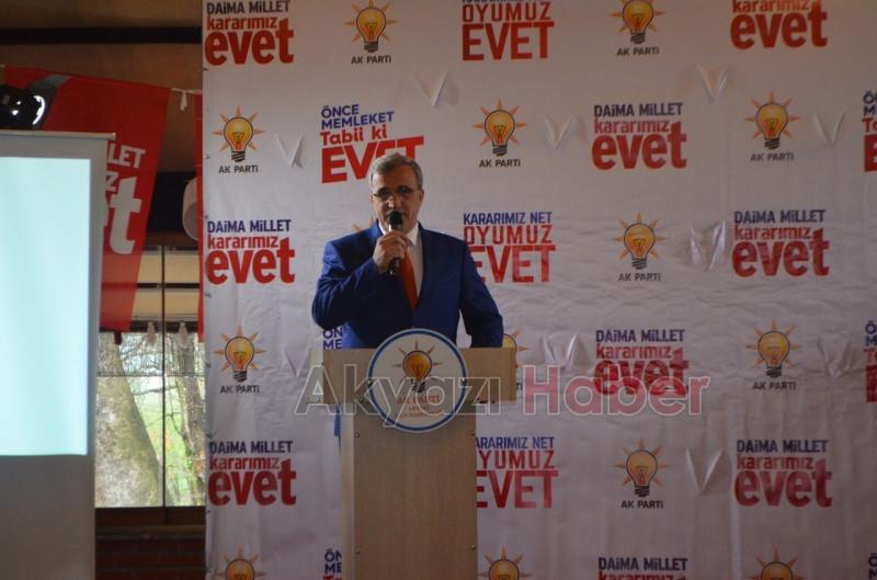 Erol Kaya Akyazı da Toplantı Yaptı