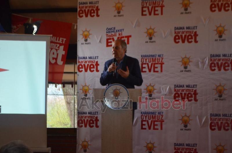 Erol Kaya Akyazı da Toplantı Yaptı