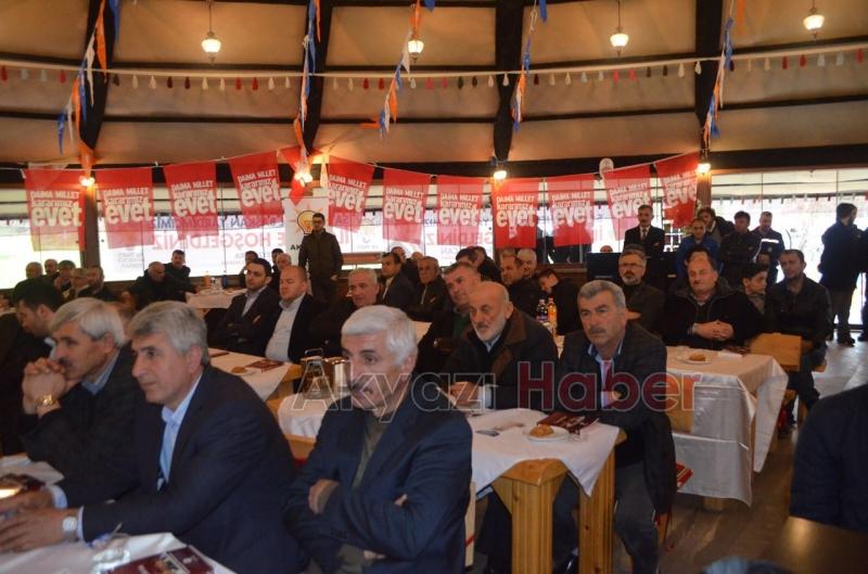 Erol Kaya Akyazı da Toplantı Yaptı