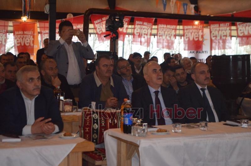 Erol Kaya Akyazı da Toplantı Yaptı