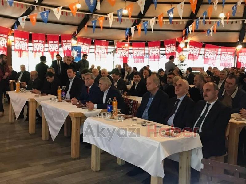 Erol Kaya Akyazı da Toplantı Yaptı