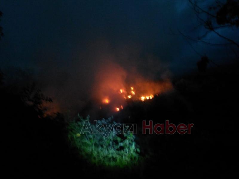 ESKİ ÇÖPLÜKTE ÇIKAN YANGIN KORKUTTU