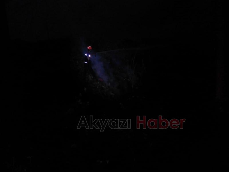 ESKİ ÇÖPLÜKTE ÇIKAN YANGIN KORKUTTU