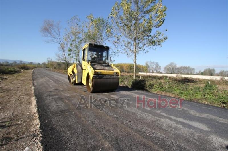 Eskibedil Ve Kızılcıkorman Mahallelerinde Sıcak Asfalt Serimi