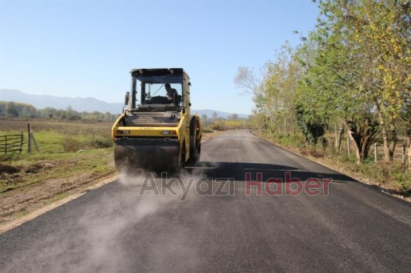 Eskibedil Ve Kızılcıkorman Mahallelerinde Sıcak Asfalt Serimi