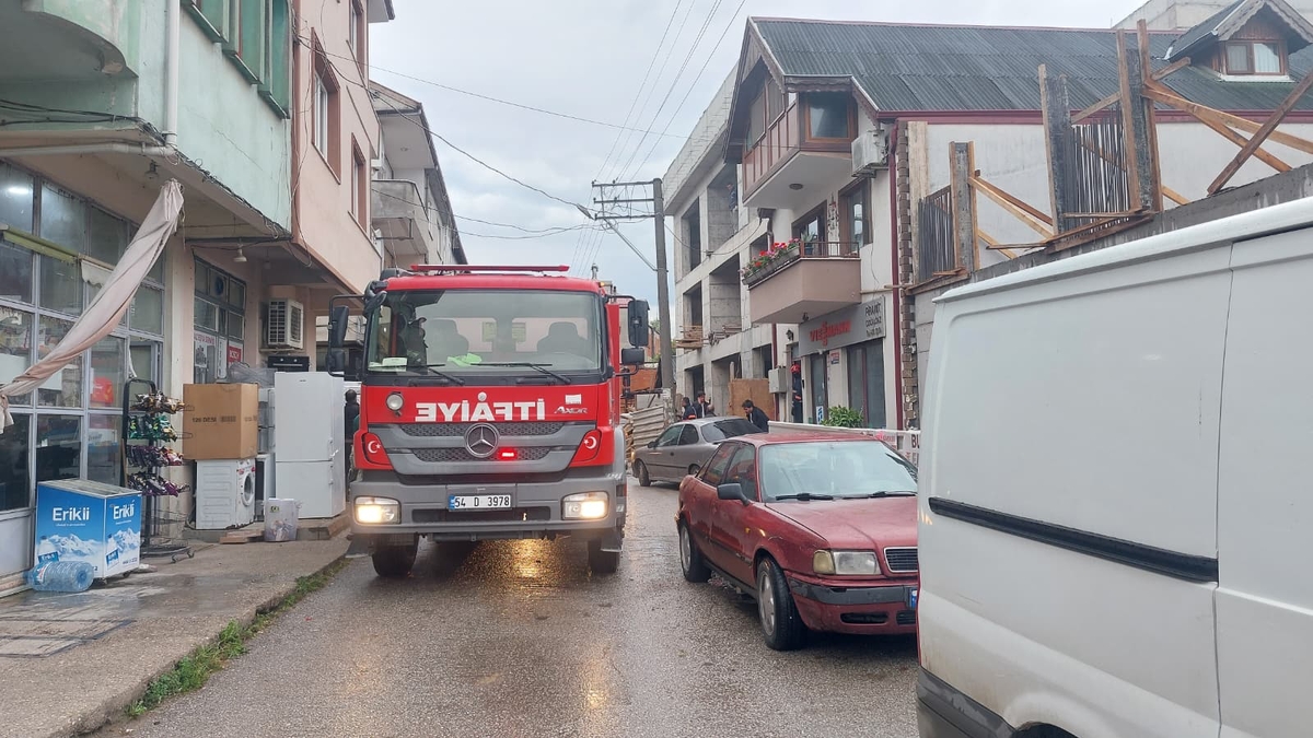 Ev yangını paniği
