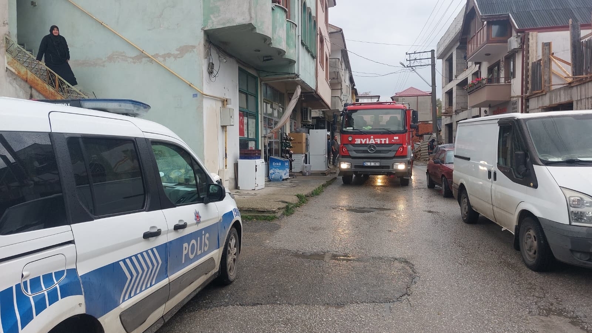 Ev yangını paniği