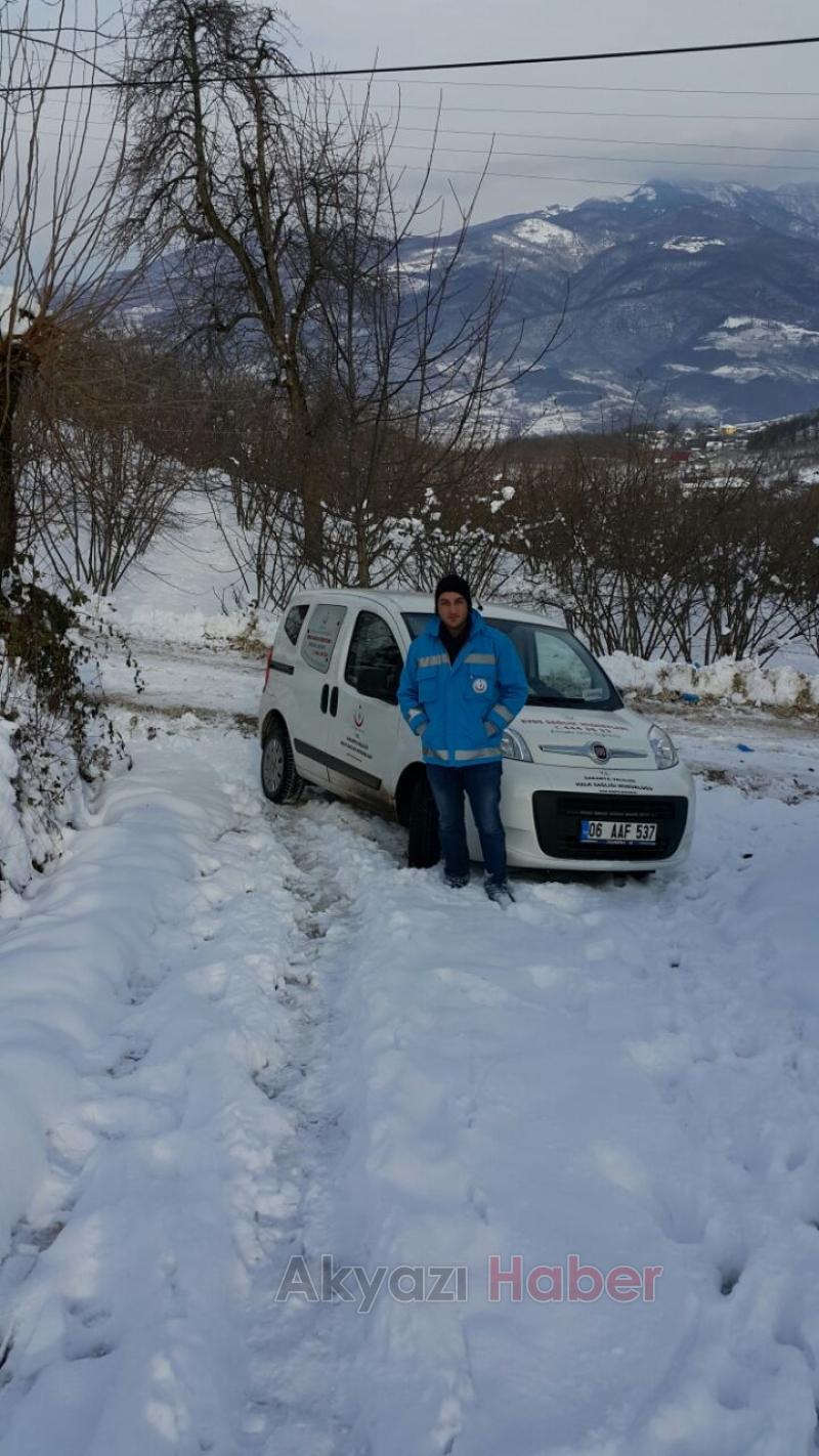Evde Sağlık Hizmetleri Kar Kış Durmadan Çalışıyor