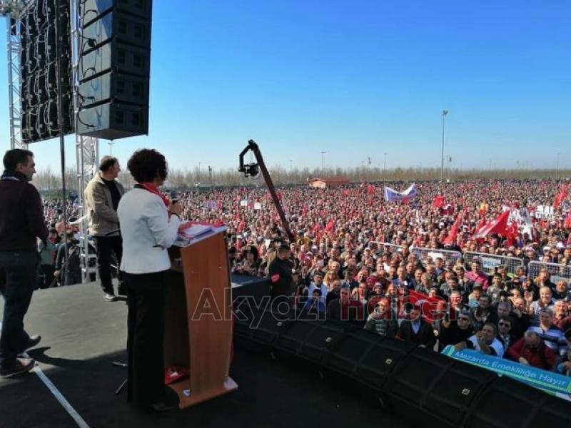 EYT mitingine Akyazıdan da katılım oldu