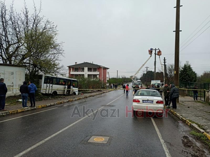 Fabrika Servisi Kaza Yaptı 1 Ölü 7 Yaralı 