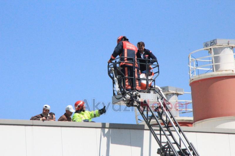 Fabrikada İntihar Girişimi