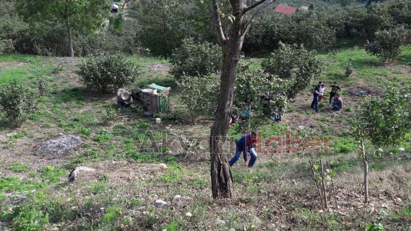 Faciadan dönüldü patpat şarampole uçtu