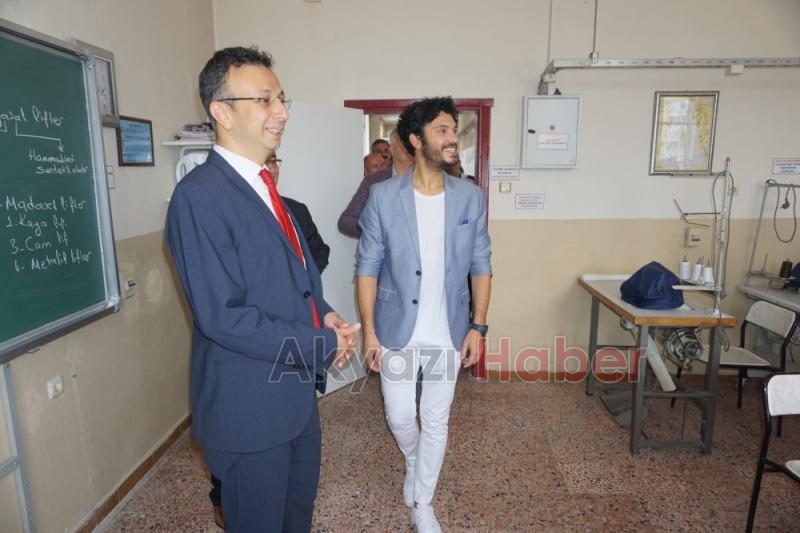 Fatih Ömercikoğlu Kız Meslek Lisesini ziyaret etti