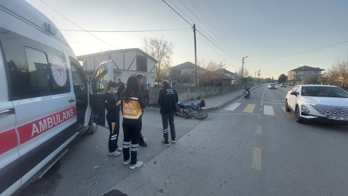 Feci kaza kamerada; Yaralı halde kaçtı