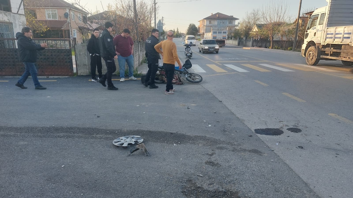 Feci kaza kamerada; Yaralı halde kaçtı