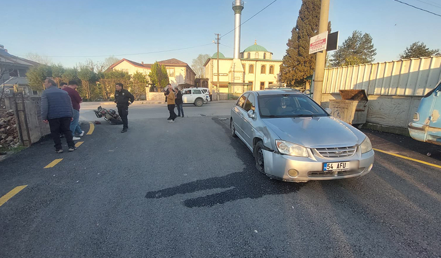 Feci kaza kamerada; Yaralı halde kaçtı