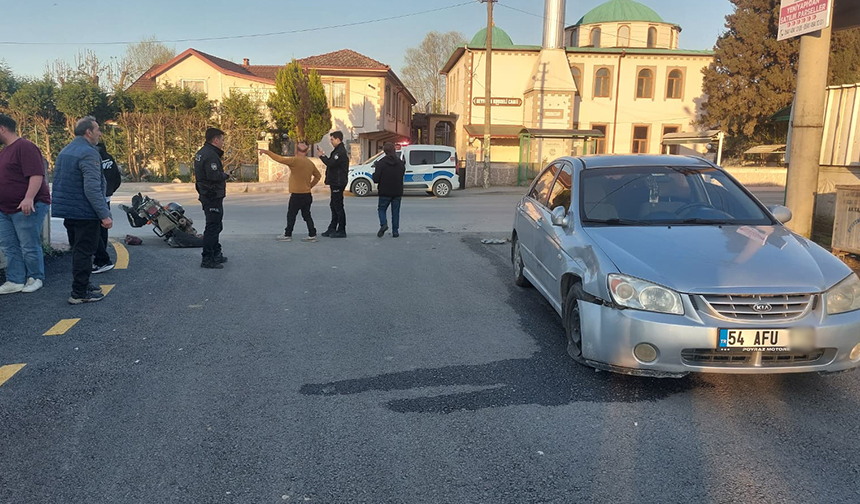 Feci kaza kamerada; Yaralı halde kaçtı